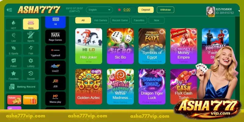 Benefits of playing ASHA777 Slots online