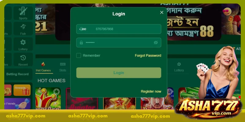 Conditions to meet for ASHA777 login account